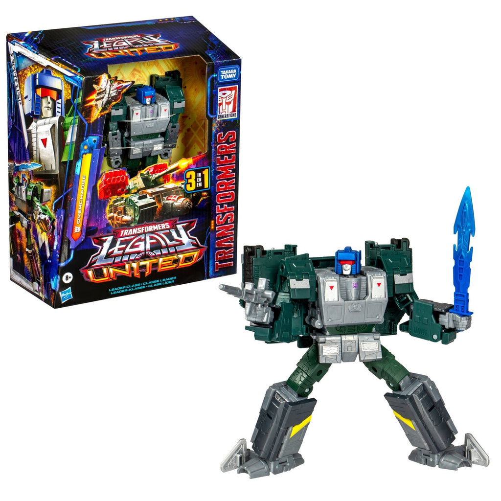 Image produit Transformers Generations Legacy United figurine articulée Leader Class Overcharge 19 cm