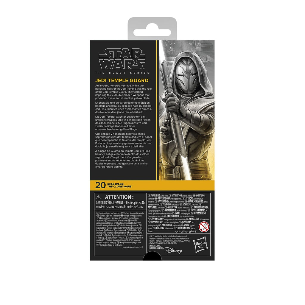Image produit Star Wars: The Clone Wars Black Series figurine articulée Jedi Temple Guard 15 cm