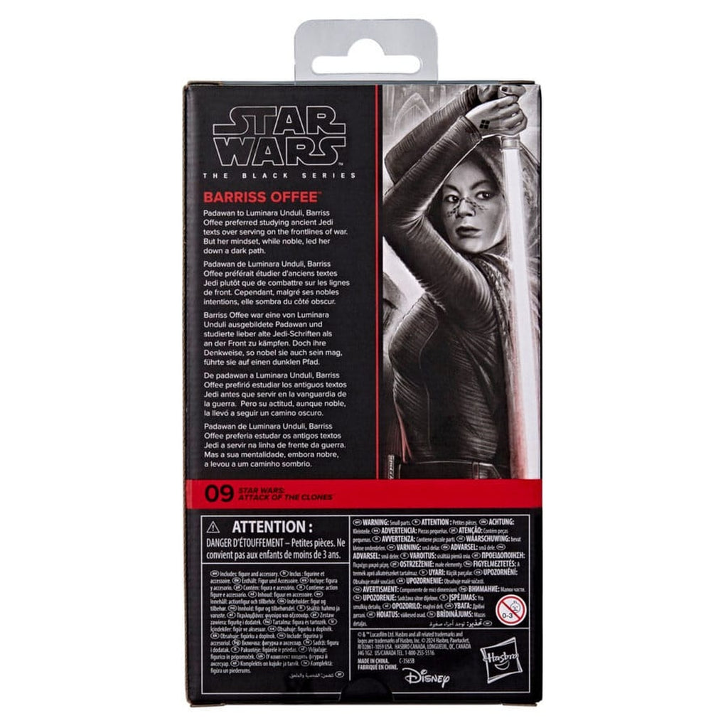 Image produit Star Wars Épisode II Figurine Black Series Barriss Offee 15 cm