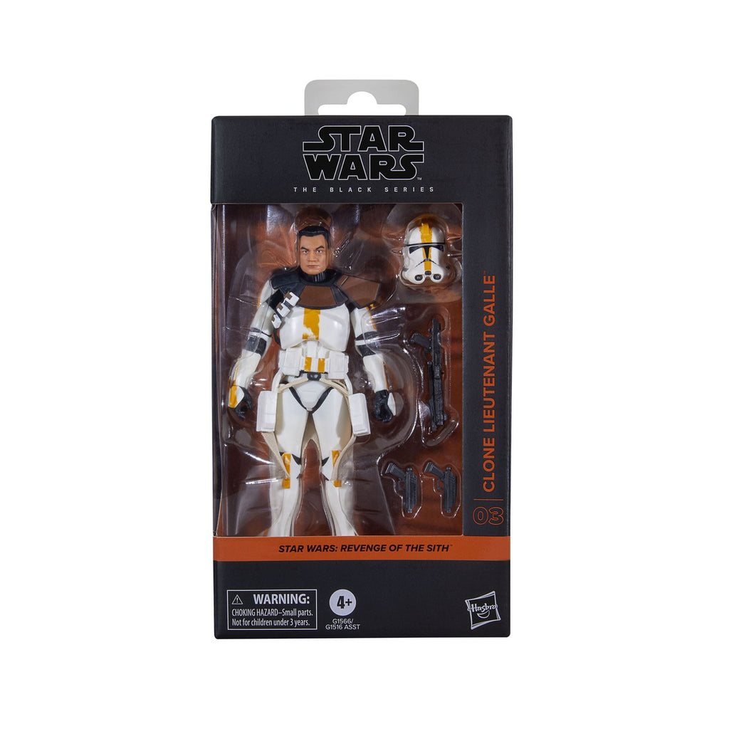 Image produit Star Wars Épisode III Figurine Black Series Clone Lieutenant Galle 15 cm