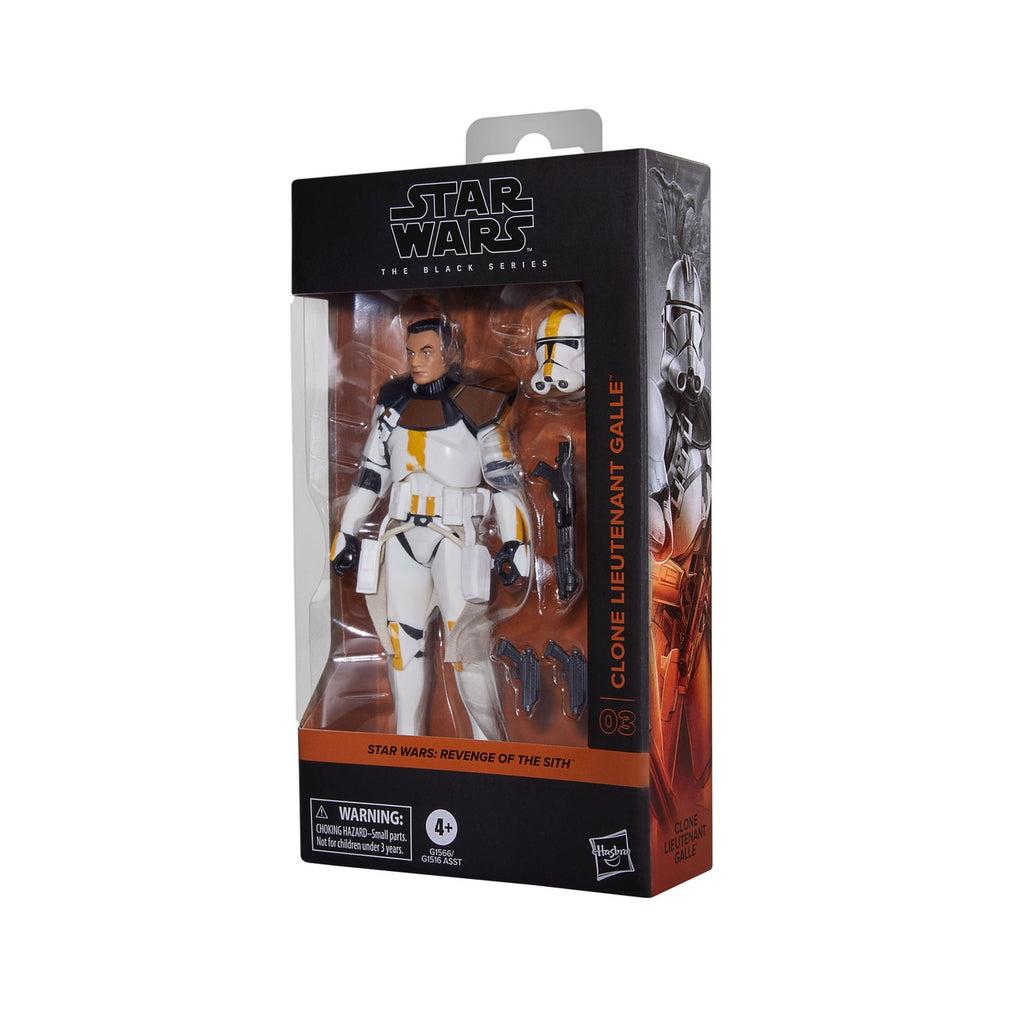 Image produit Star Wars Épisode III Figurine Black Series Clone Lieutenant Galle 15 cm