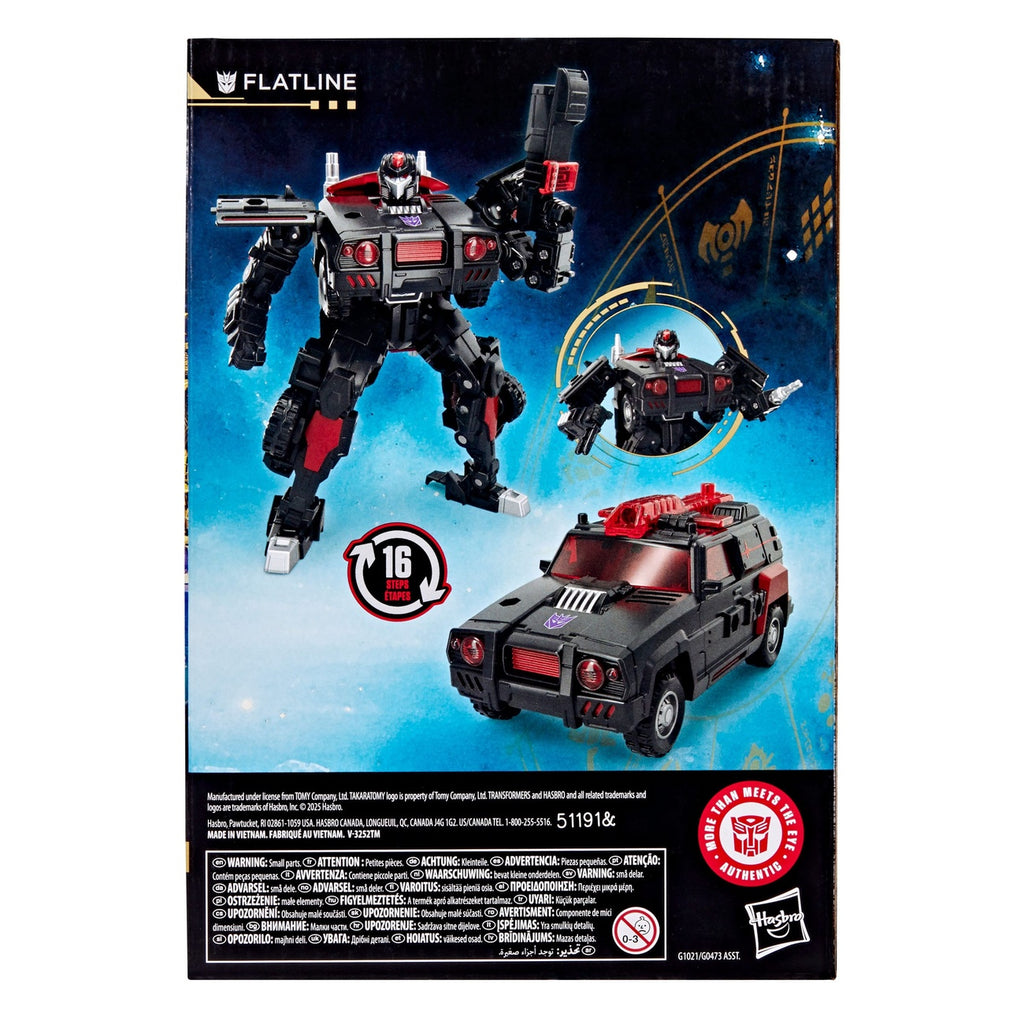 Image produit Transformers Age of the Primes figurine articulée Voyager Class Flatline 18 cm