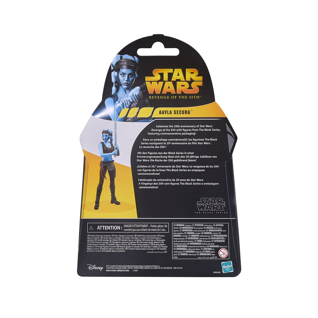 Image produit Star Wars Épisode III Black Series Figurine d’action 20e Anniversaire Aayla Secura 15 cm