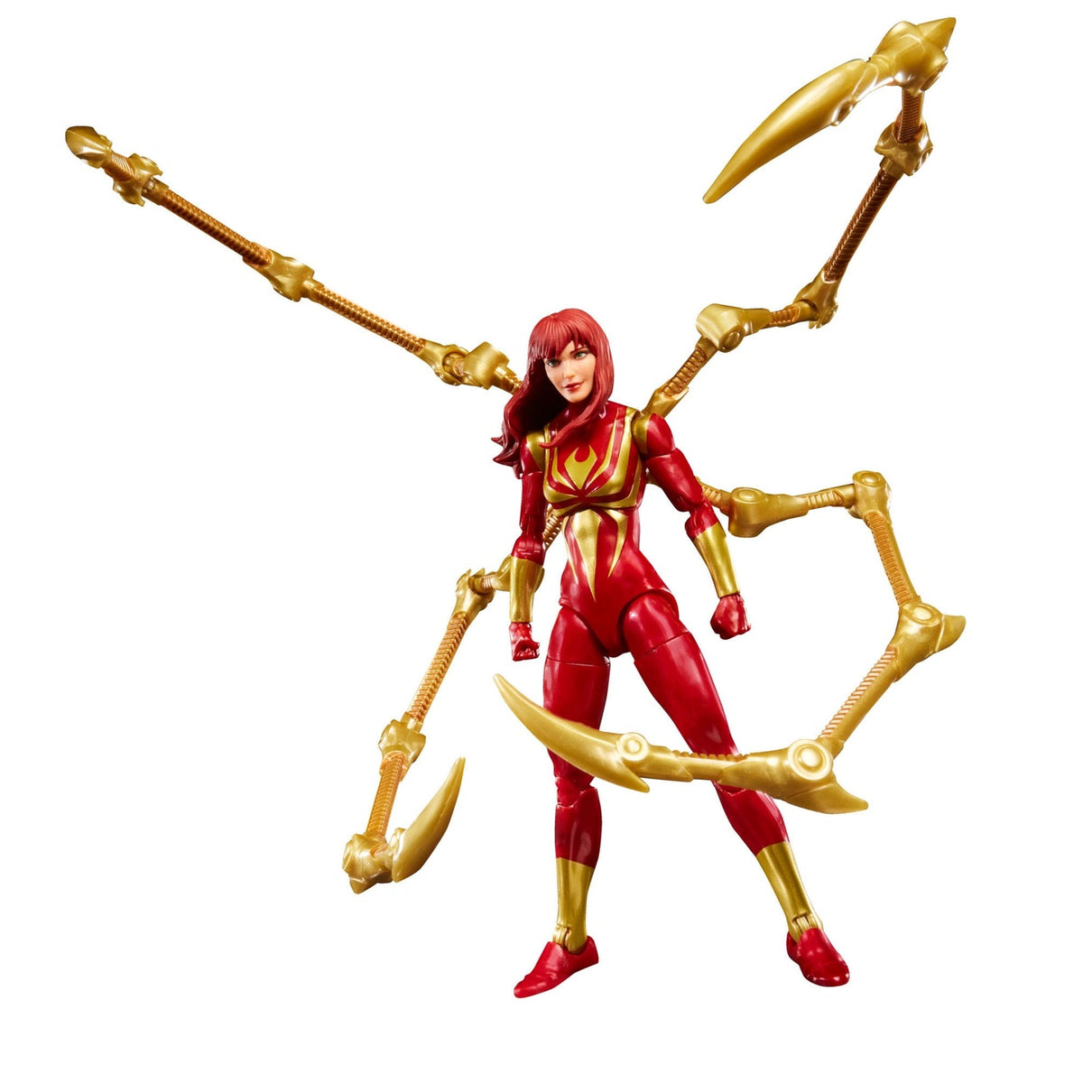 Image produit Marvel Legends Magic: The Gathering figurine Mary Jane Watson (Iron Spider) (avec carte foil exclusive) 15 cm