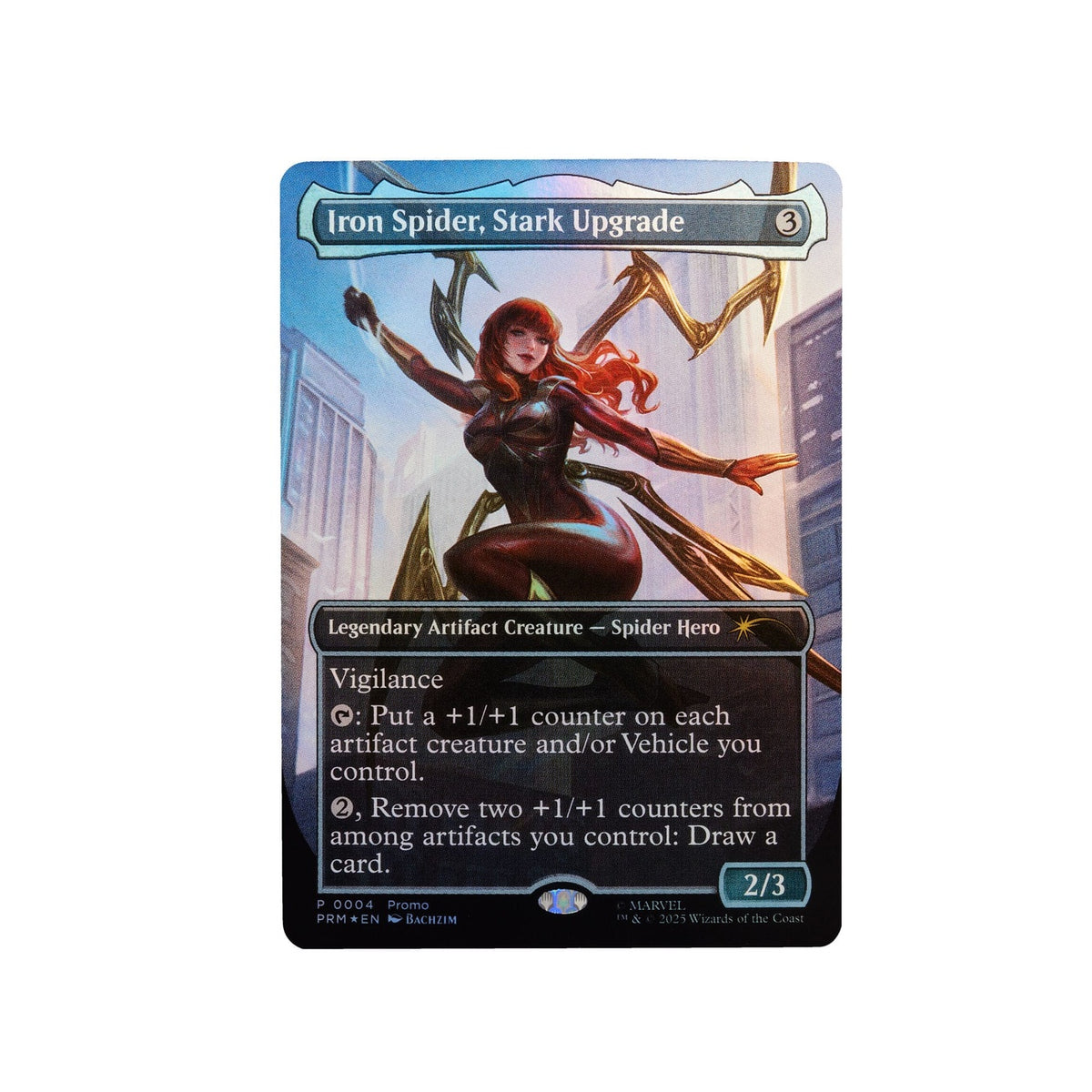 Image produit Marvel Legends Magic: The Gathering figurine Mary Jane Watson (Iron Spider) (avec carte foil exclusive) 15 cm