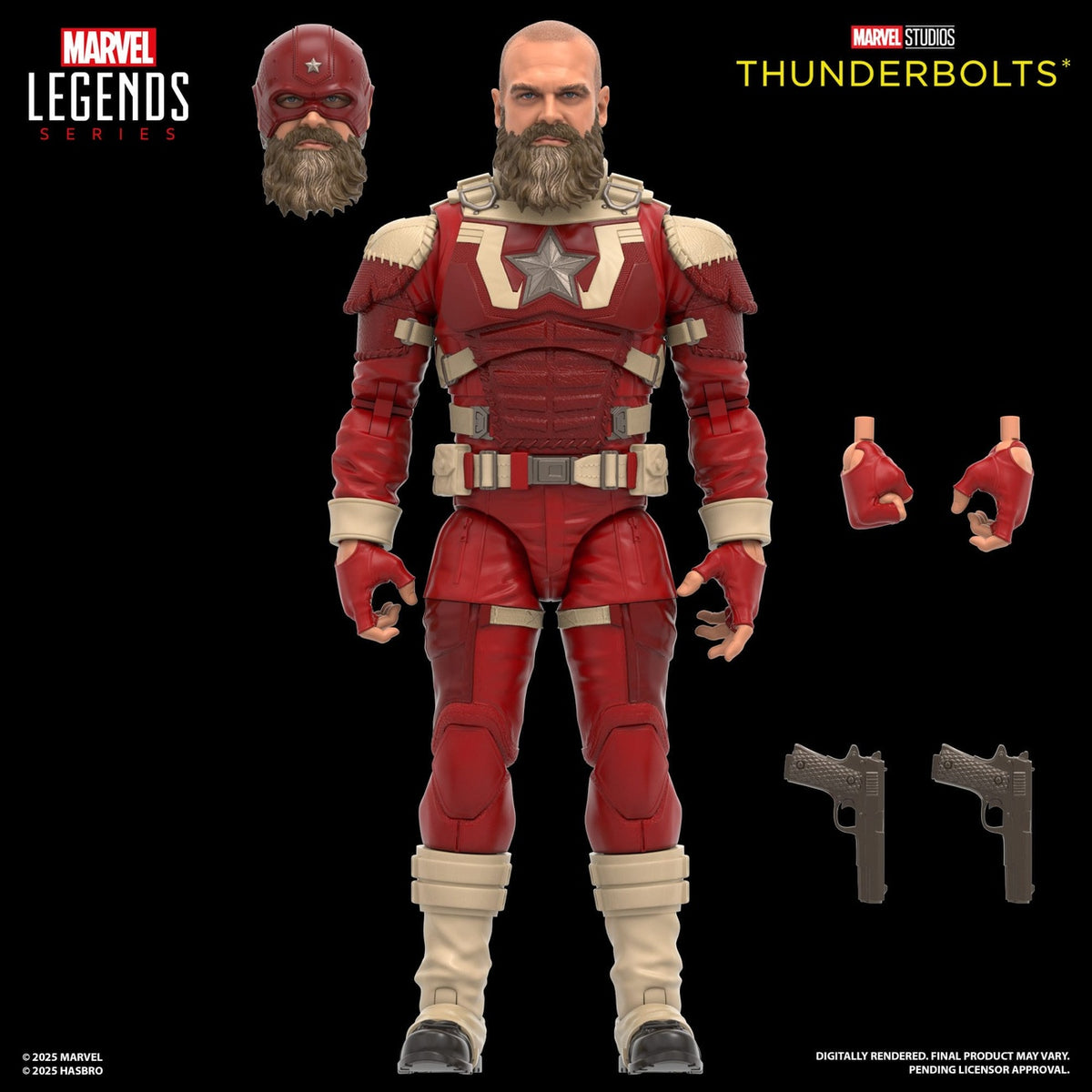Image produit Thunderbolts Marvel Legends lot de 2 figurines articulées Yelena Belova & Red Guardian 15 cm