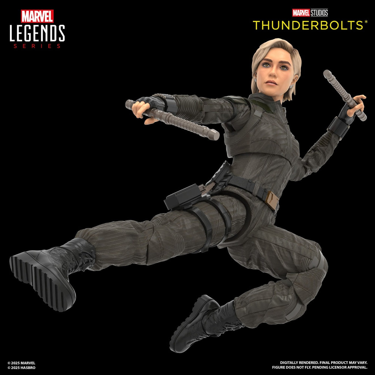 Image produit Thunderbolts Marvel Legends lot de 2 figurines articulées Yelena Belova & Red Guardian 15 cm