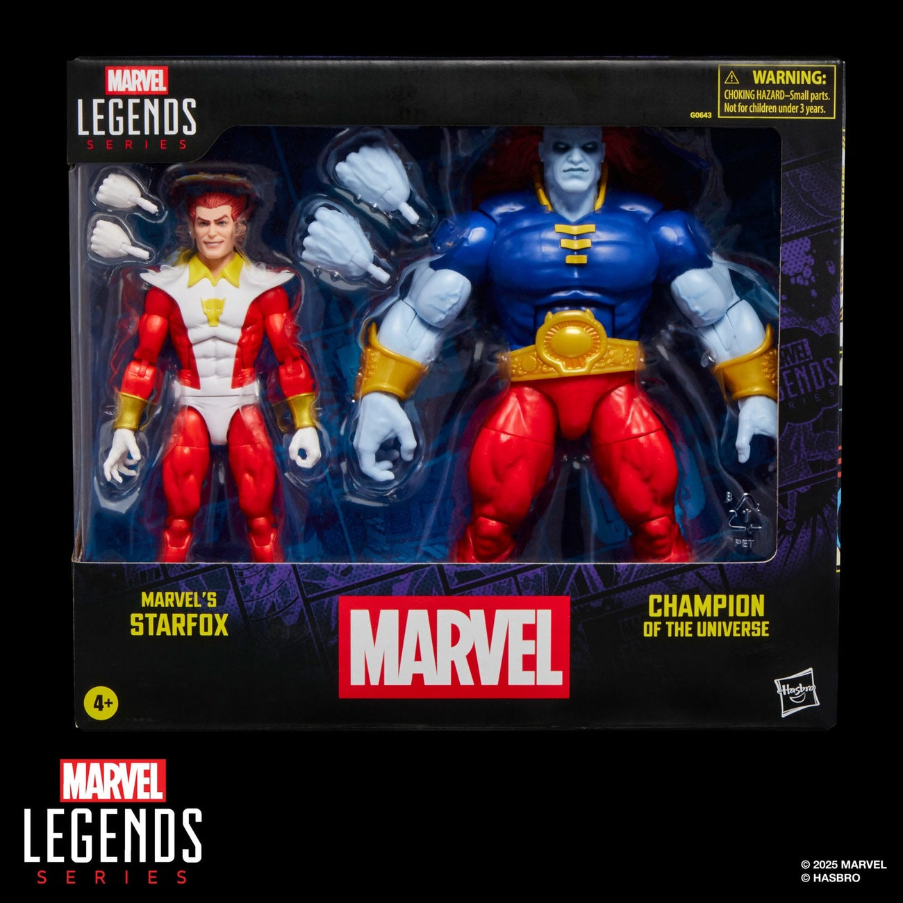 Image produit Figurines d’action Marvel Legends Pack de 2 Marvel’s Starfox & Champion of the Universe 15 cm