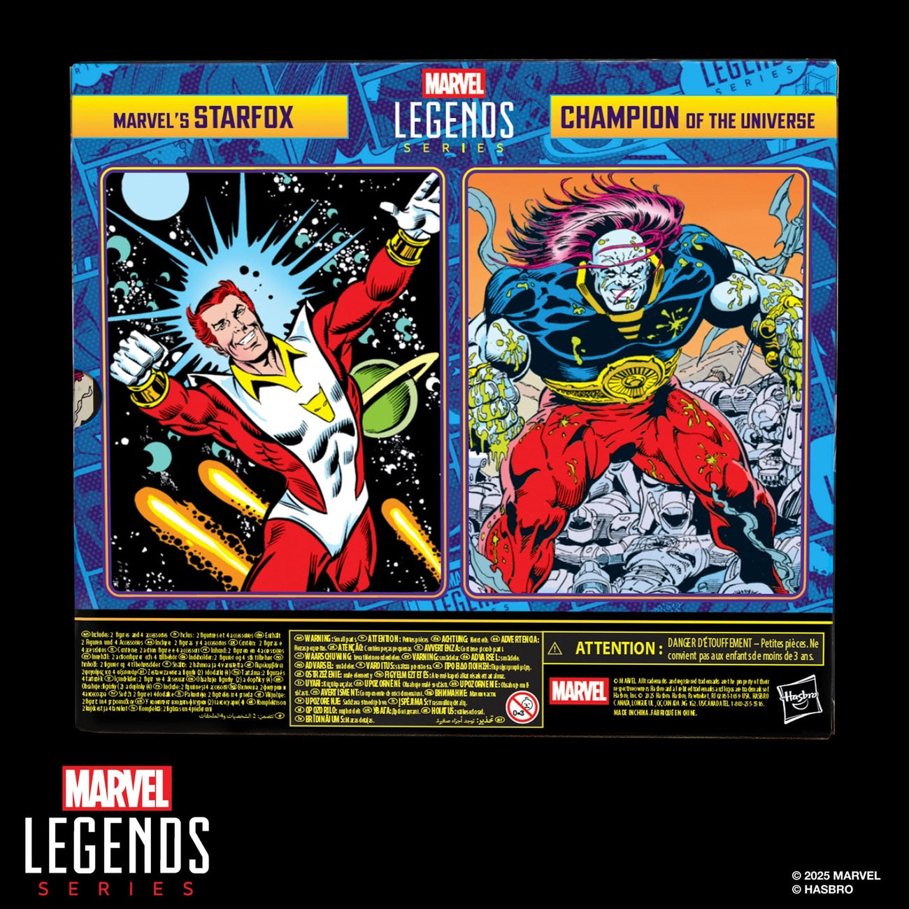 Image produit Figurines d’action Marvel Legends Pack de 2 Marvel’s Starfox & Champion of the Universe 15 cm