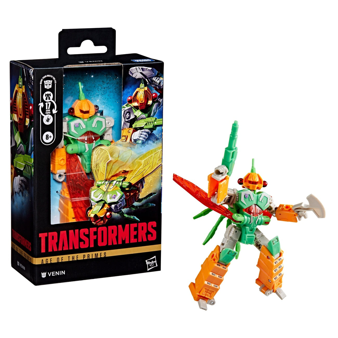Image produit Transformers Age of the Primes figurine articulée Deluxe Class Venin 14 cm