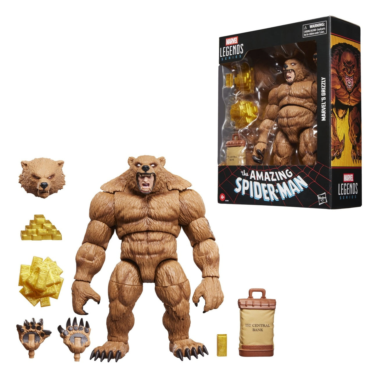 Image produit The Amazing Spider-Man figurine Marvel Legends Marvel's Grizzly 15 cm