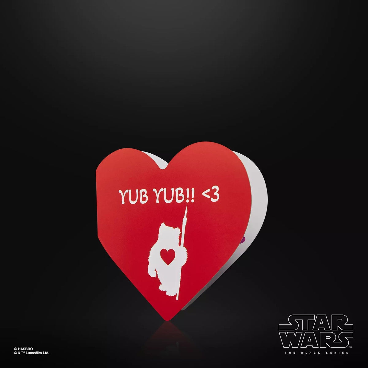Image produit Star Wars Black Series figurine Ewok (Valentine’s Day Edition) 15 cm