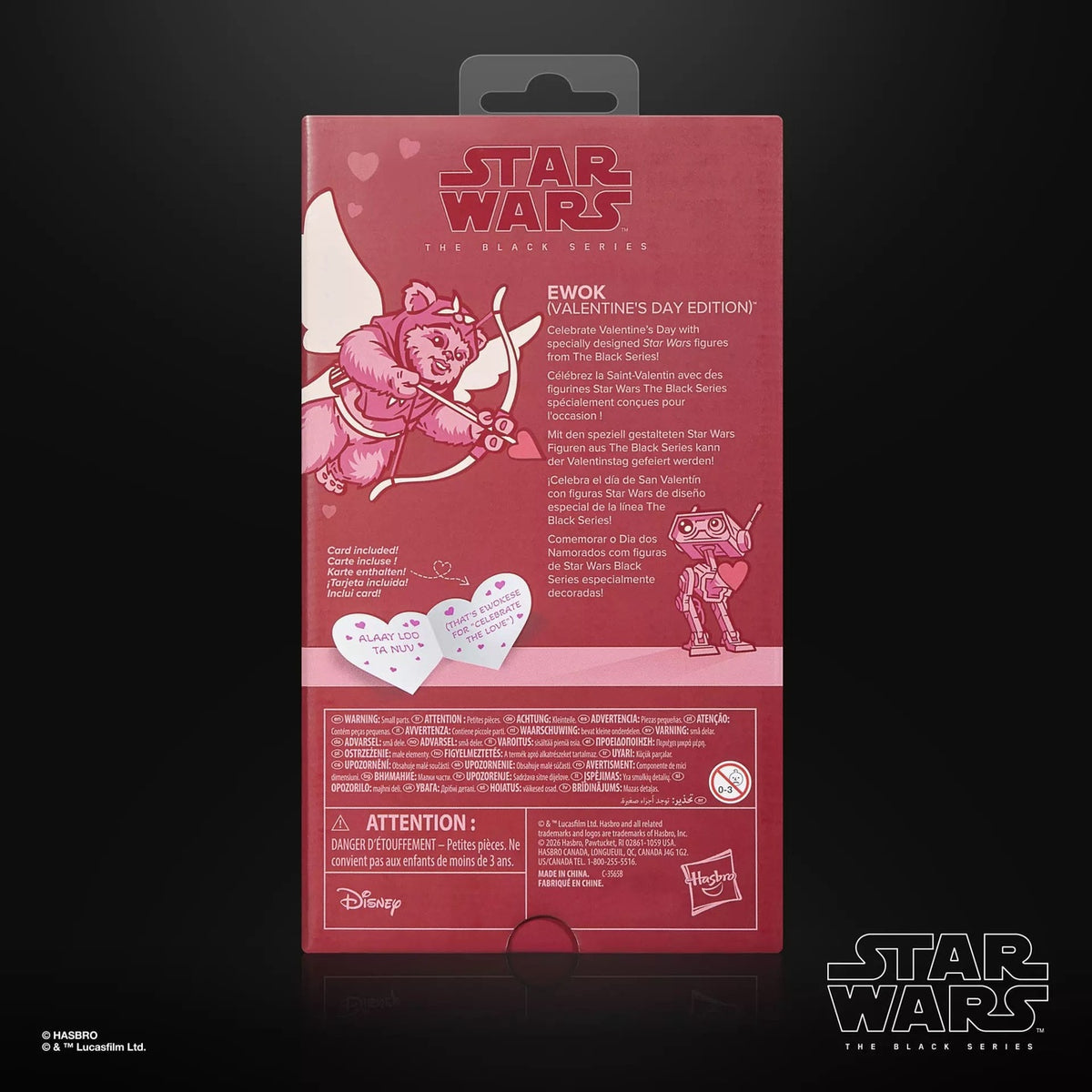 Image produit Star Wars Black Series figurine Ewok (Valentine’s Day Edition) 15 cm