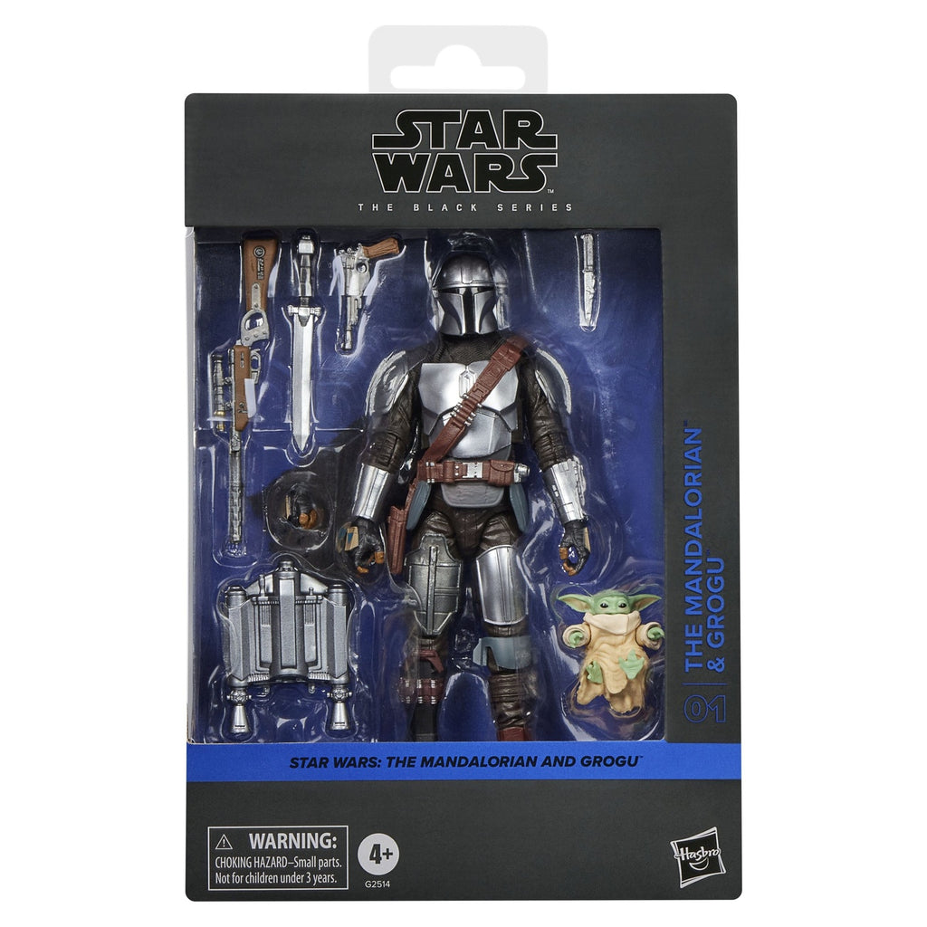 Image produit Star Wars : The Mandalorian & Grogu Black Series Figurine articulée The Mandalorian & Grogu 15 cm