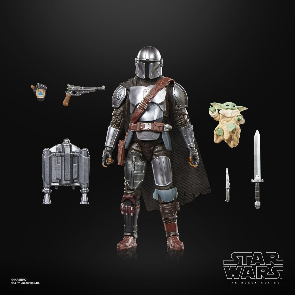 Image produit Star Wars : The Mandalorian & Grogu Black Series Figurine articulée The Mandalorian & Grogu 15 cm