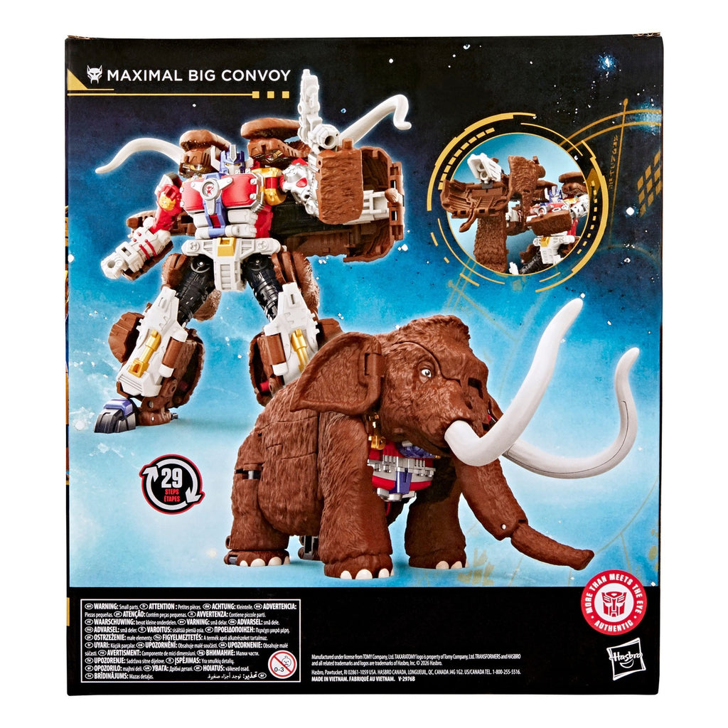 Image produit Transformers Age of the Primes figurine articulée Leader Class Maximal Big Convoy 19 cm