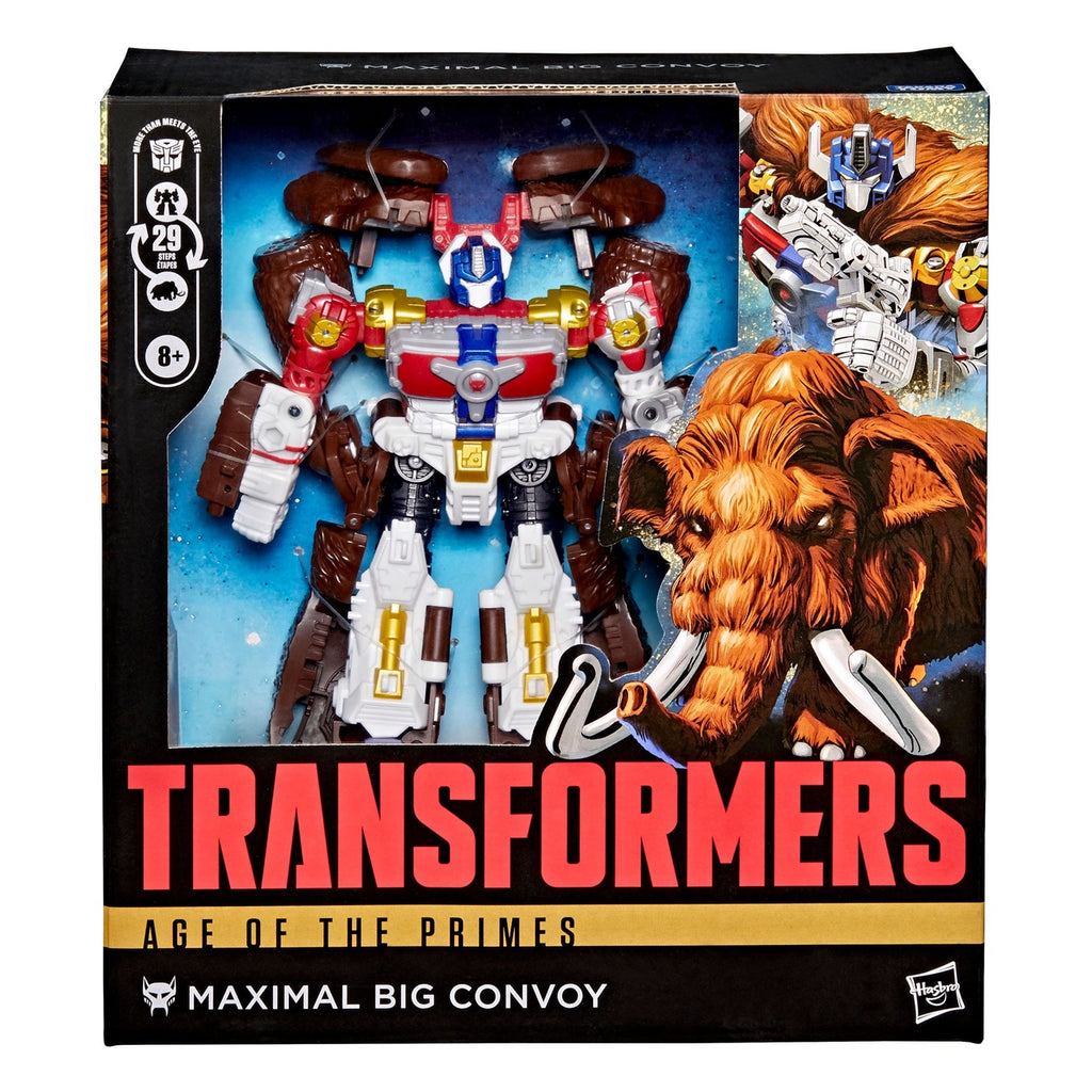 Image produit Transformers Age of the Primes figurine articulée Leader Class Maximal Big Convoy 19 cm