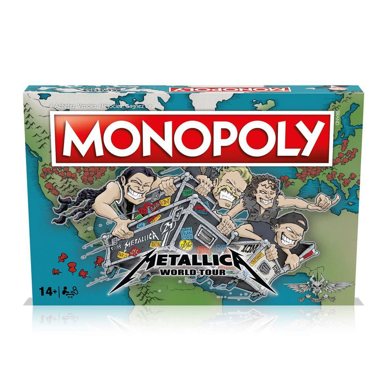 Image produit Metallica Monopoly Metallica World Tour *Version Française*