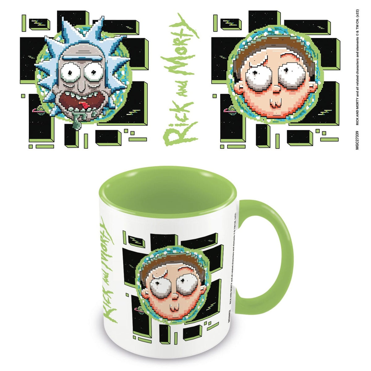 Image produit Rick and Morty Mug Pixel Breakout