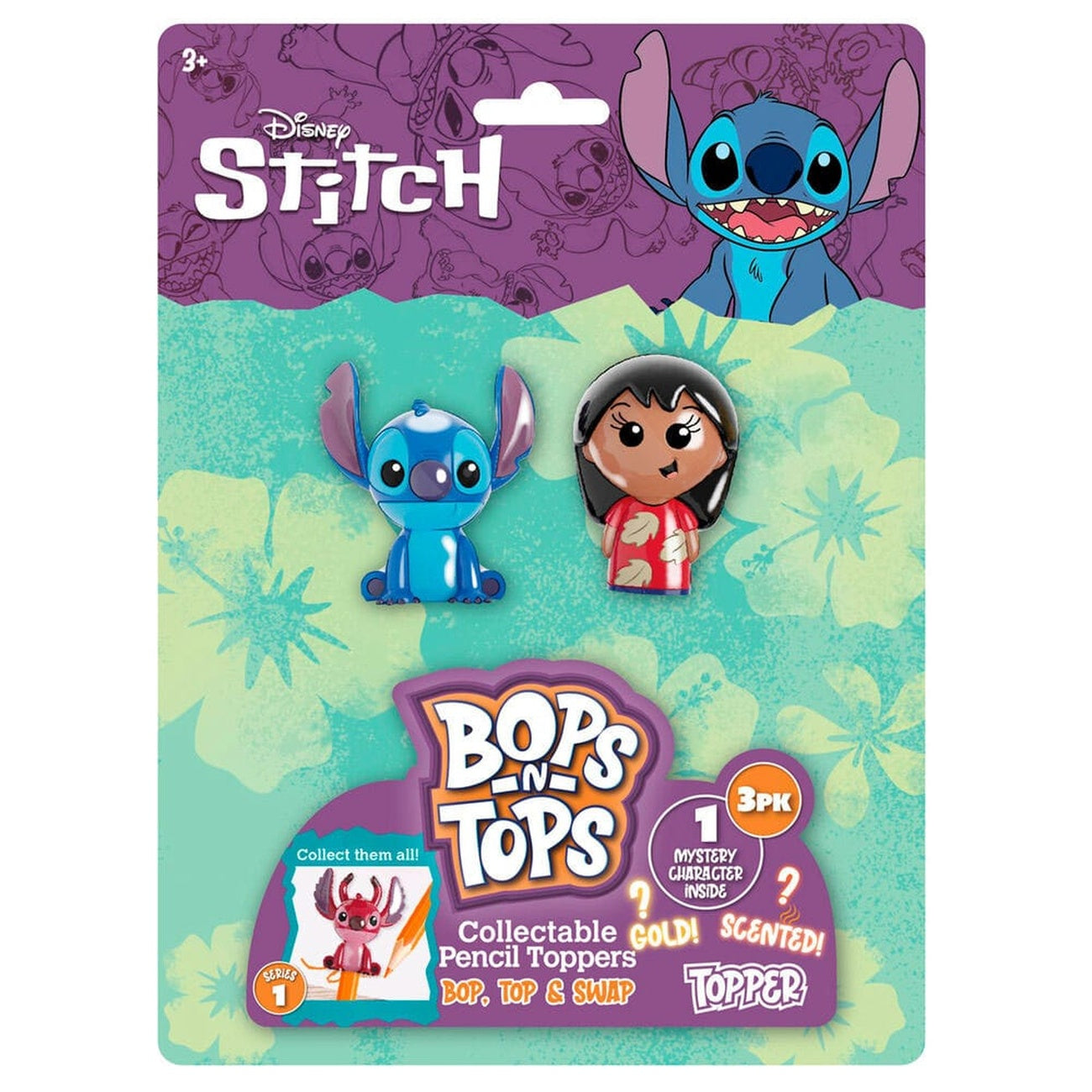Image produit Lilo & Stitch Blister avec 3 figurines porte-stylos