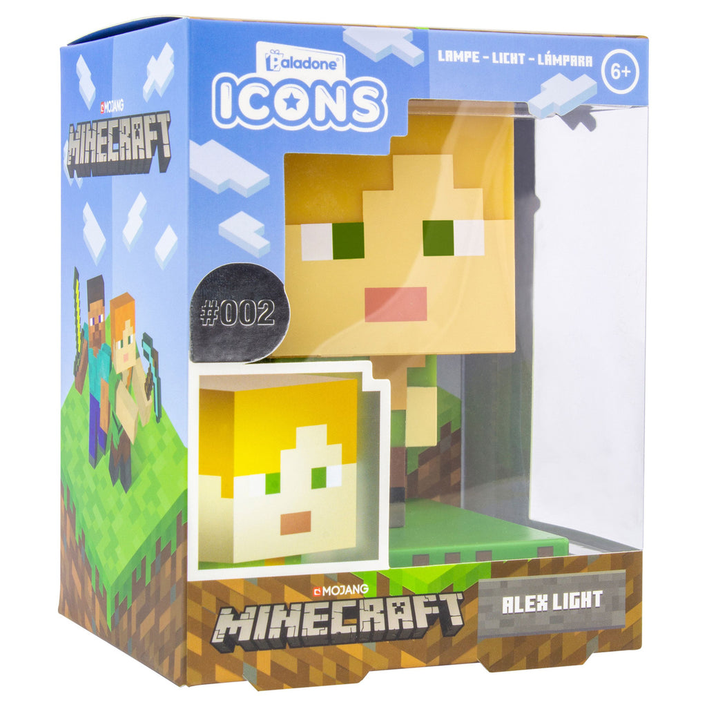 Image produit Lampe Icône 3D Minecraft Alex