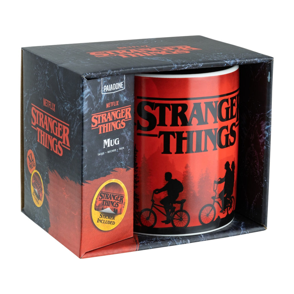 Image produit Stranger Things Mug XL avec Autocollant