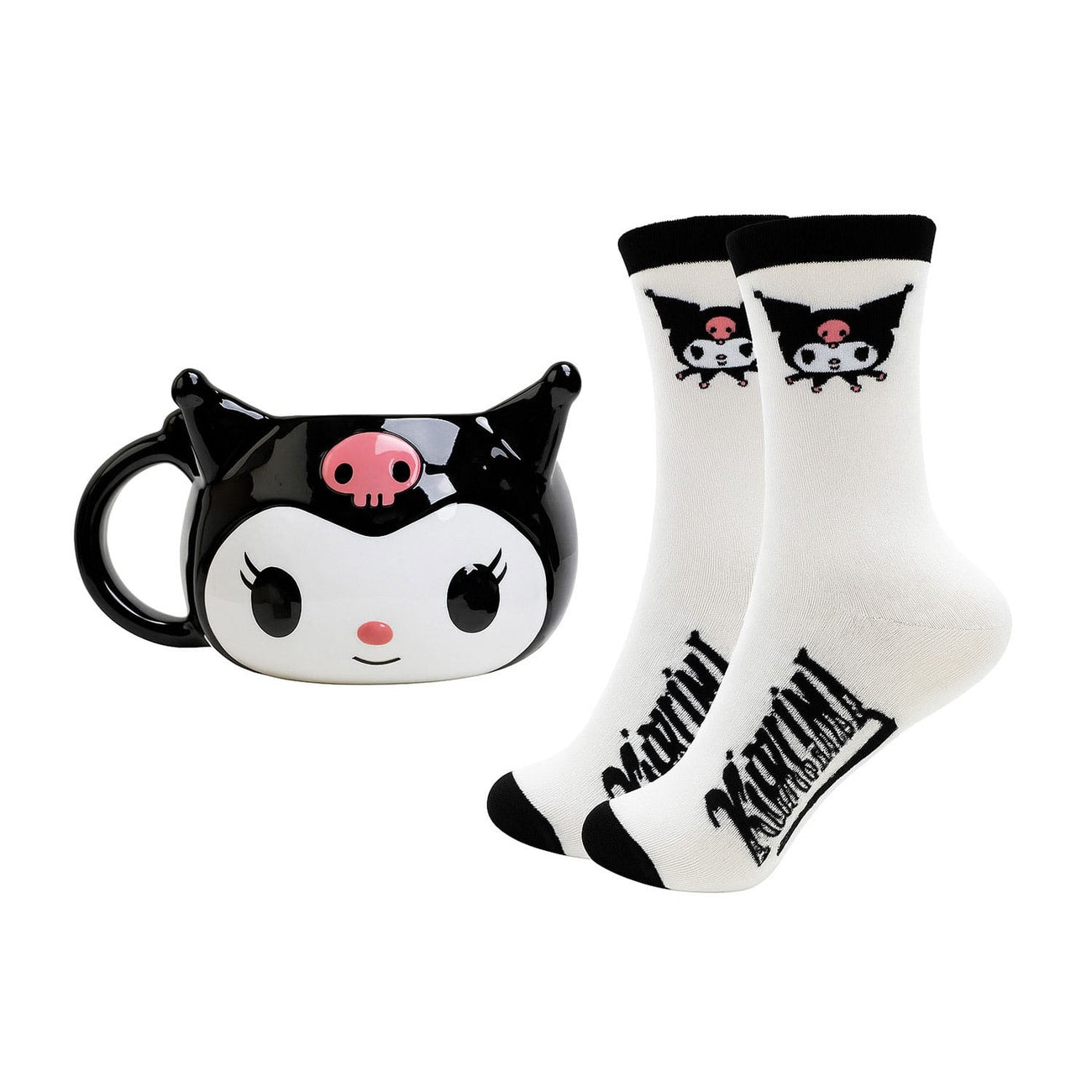 Image produit Sanrio Coffret Mug 3D et Chaussettes Kuromi