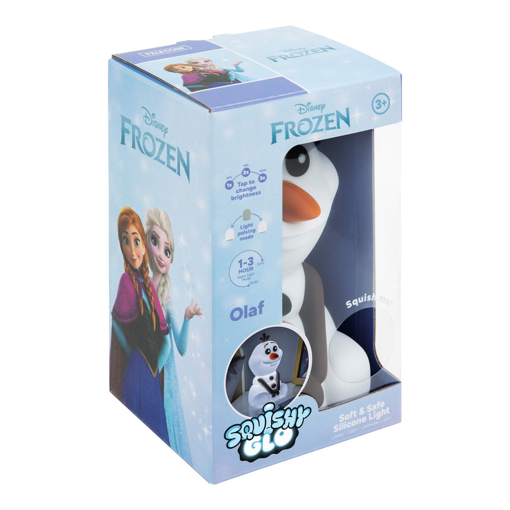 Image produit La Reine des Neiges Squishy Glo lampe en silicone Olaf 15 cm