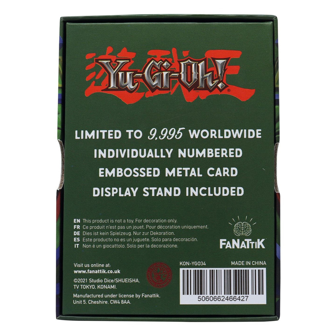 Image produit Yu-Gi-Oh! Carte réplique Pot of Greed Édition Limitée
