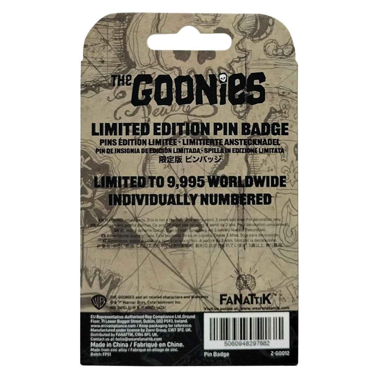 Product image The Goonies Pin 40th Anniversary Never Say Die