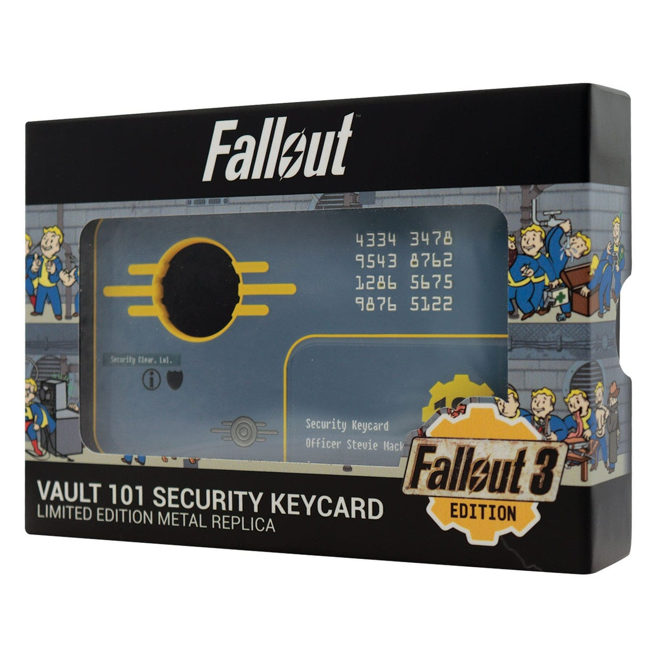 Image produit Fallout 3 Réplique Carte de Sécurité Vault 101 Édition Limitée
