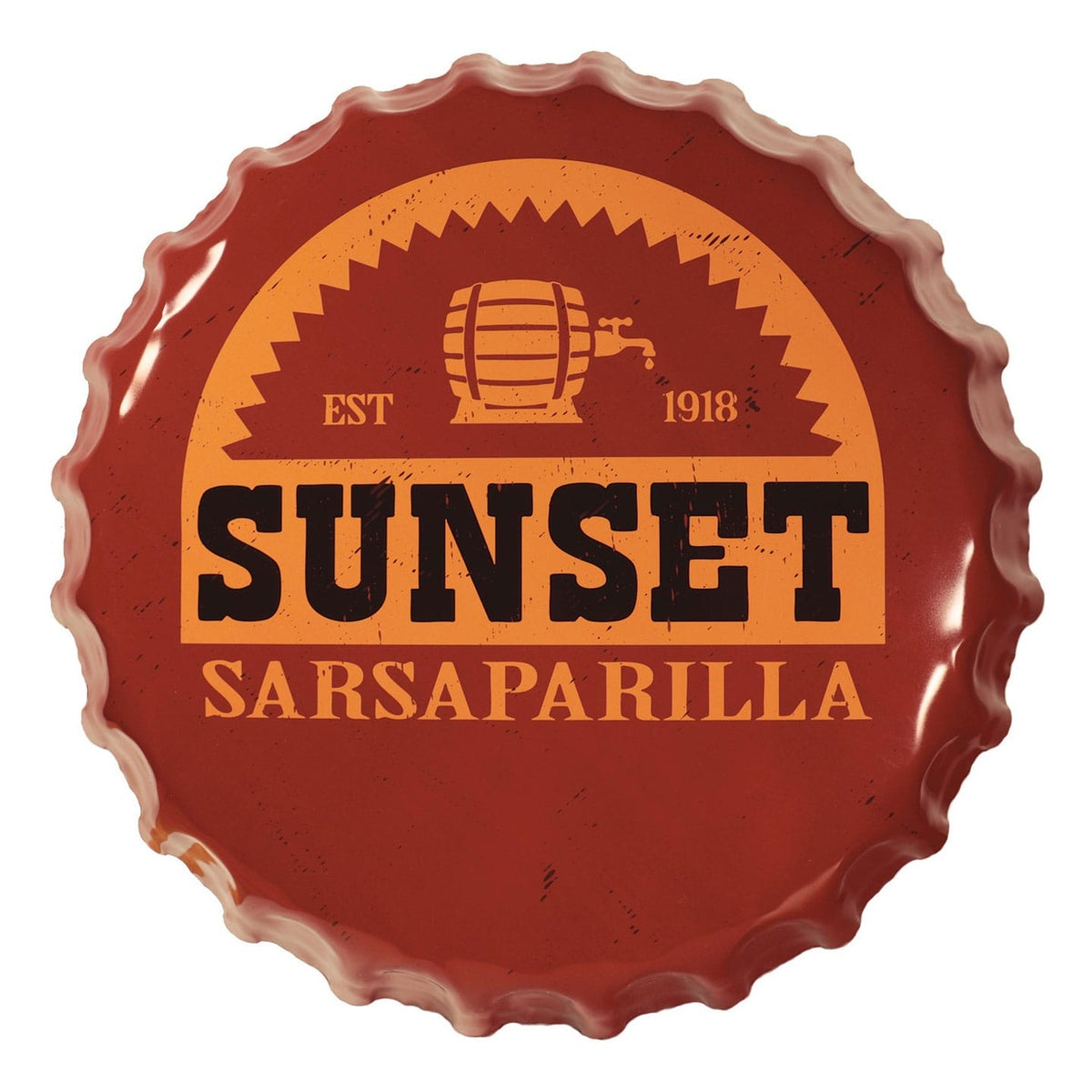 Image produit Fallout Plaque Métal Sunset Sarsaparilla Capsule