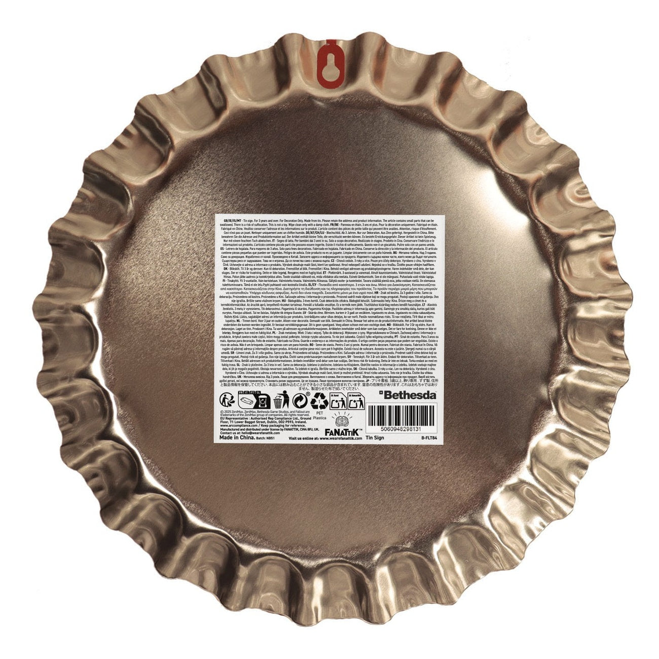 Image produit Fallout Plaque Métal Sunset Sarsaparilla Capsule
