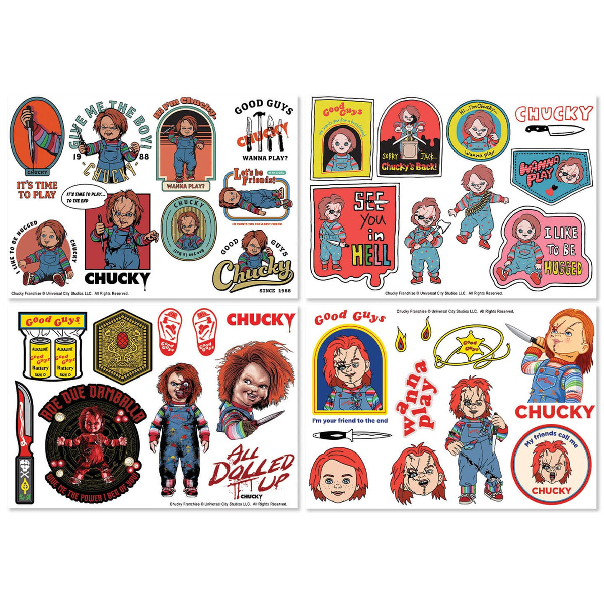 Image produit Chucky Tech Sticker Pack