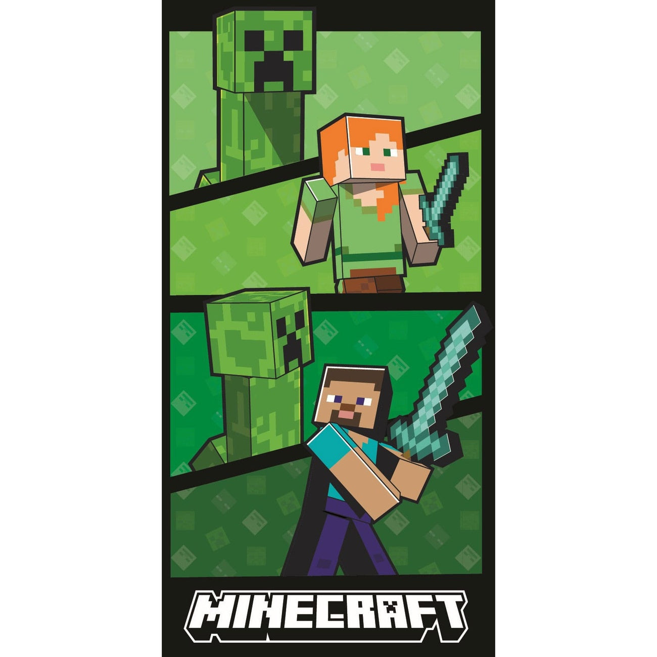 Image produit Serviette Minecraft Ver. 2 140 x 70 cm