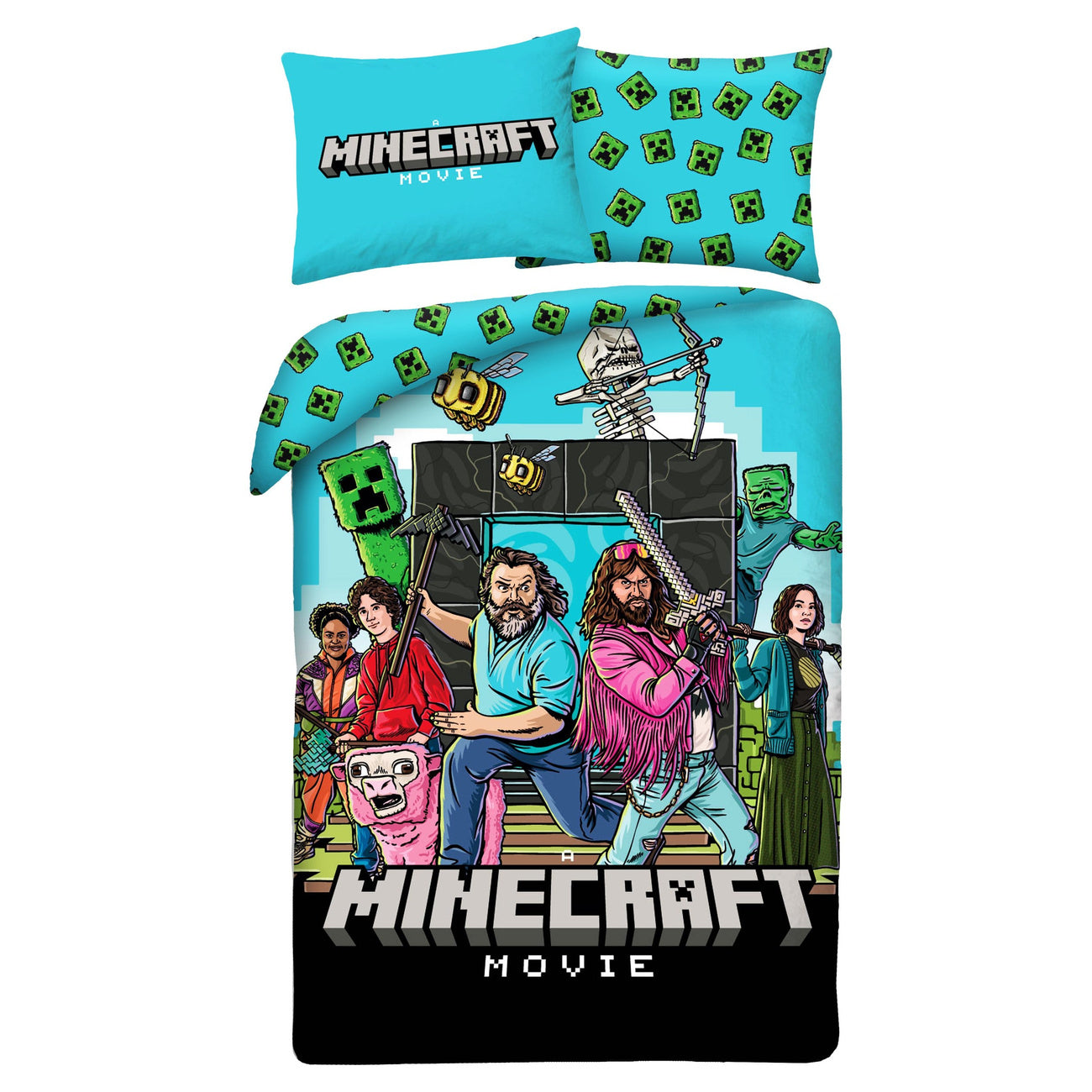 Image produit Parure de lit Minecraft Movie Ver. 2 140 x 200 cm / 70 x 90 cm