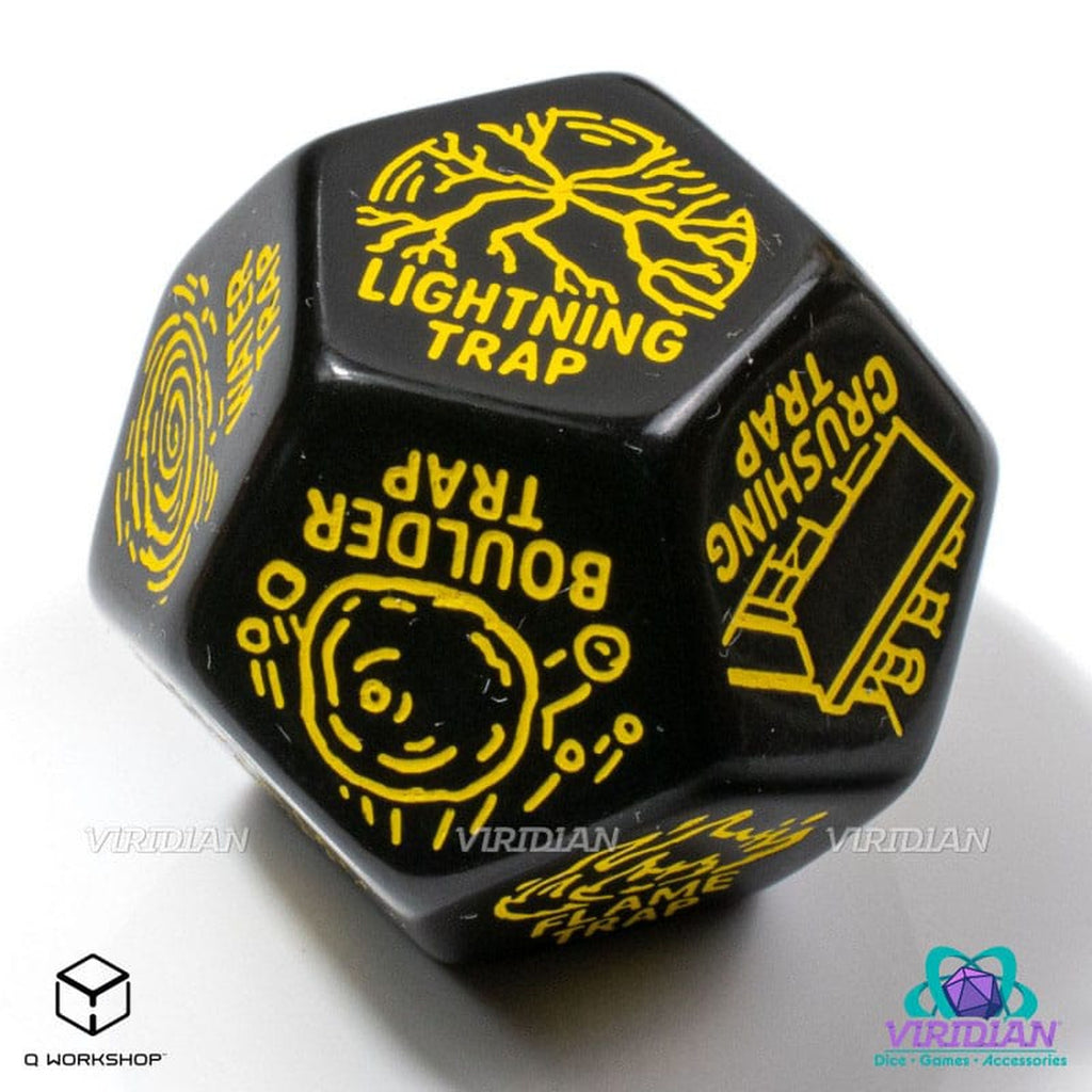 Image produit Dé Viridian Jumbo Trap Generator D12 Noir