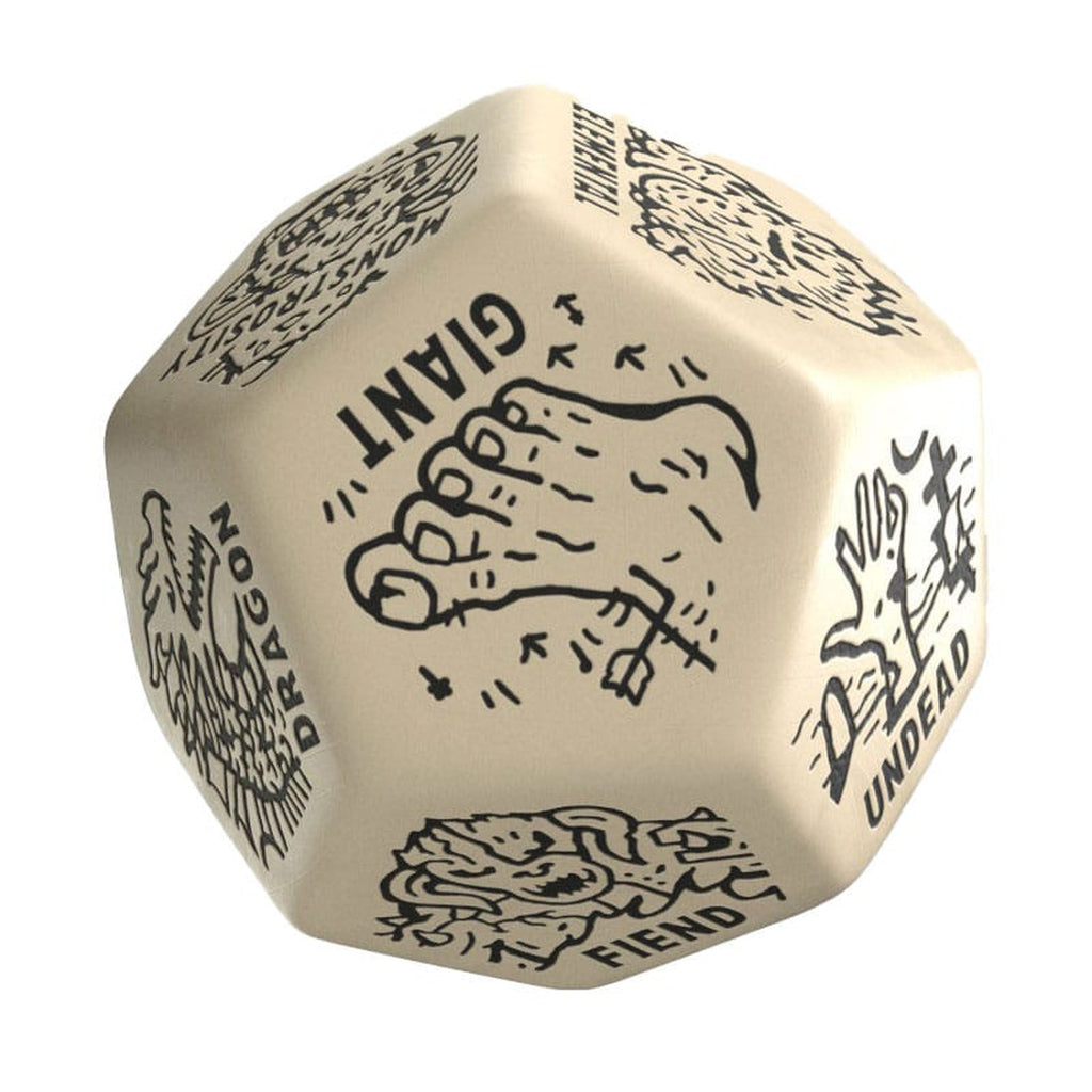 Image produit Viridian Dé Jumbo Dés Générateur de Monstres D12 Beige