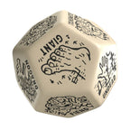 Image produit Viridian Dé Jumbo Dés Générateur de Monstres D12 Beige