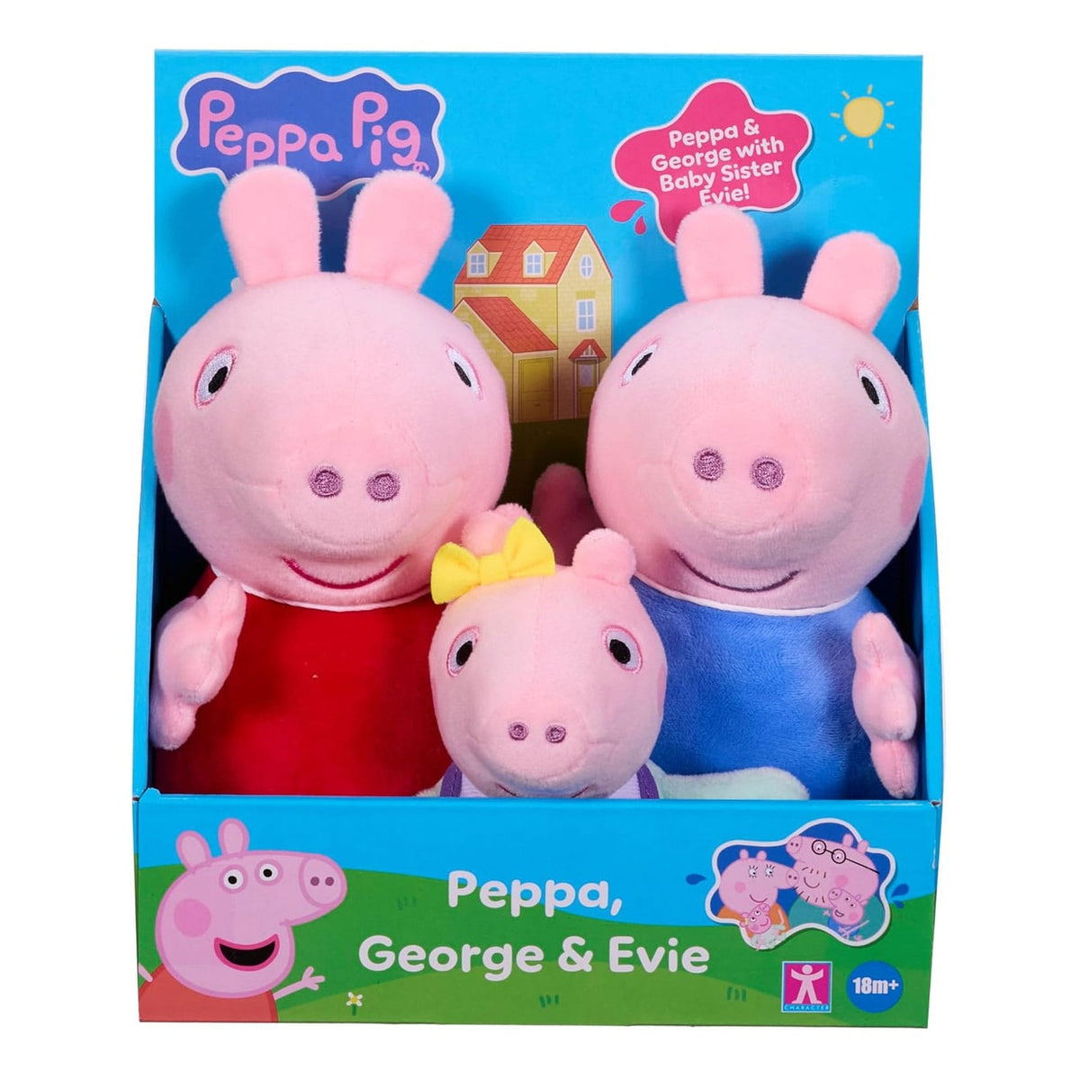 Image produit Peppa Pig Lot de 3 peluches