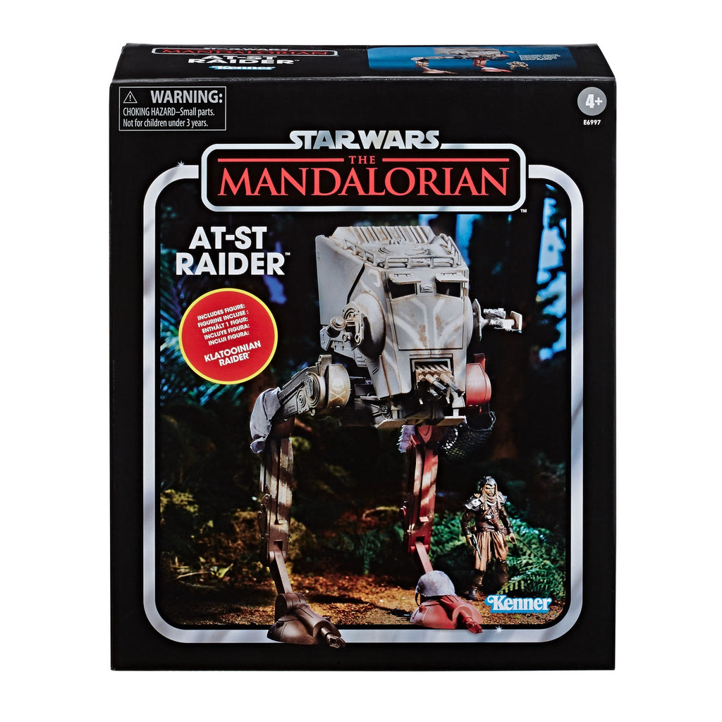 Image produit Star Wars The Mandalorian Vintage Collection Véhicule AT-ST Raider & Klatooinien