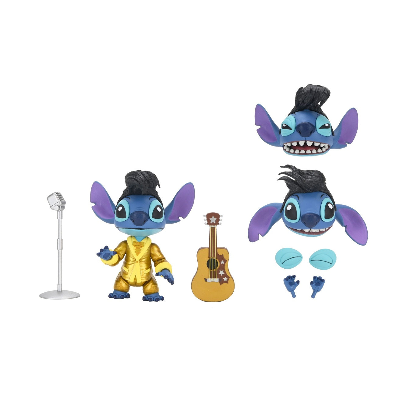 Image produit Figurine d’action Lilo & Stitch Ultimate Gold Suit Elvis Stitch 18 cm