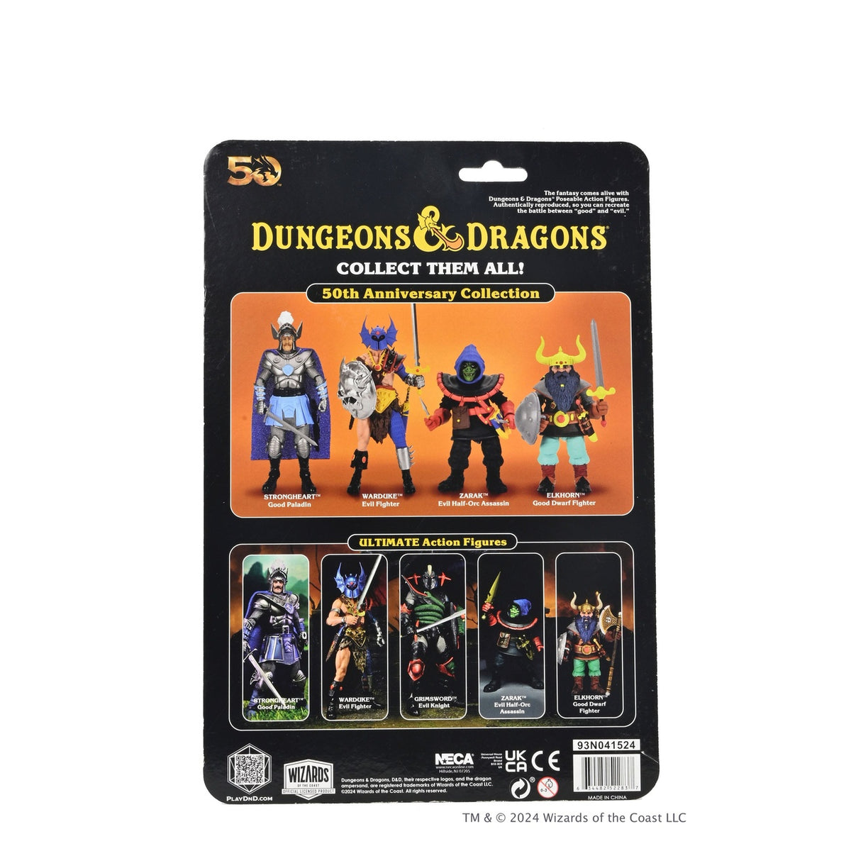 Image produit Figurine articulée Dungeons & Dragons 50e Anniversaire Zarak sur carte blister 18 cm