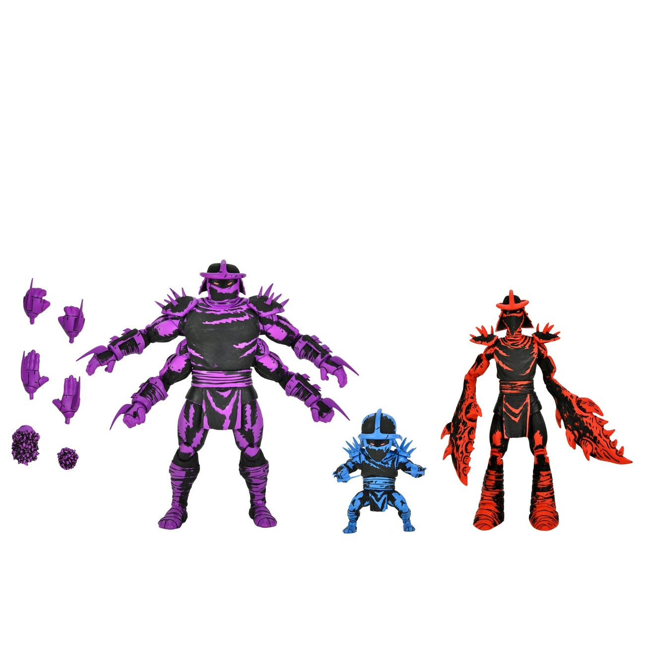 Image produit Teenage Mutant Ninja Turtles (Mirage Comics) figurines d’action Shredder Clones coffret 18 cm