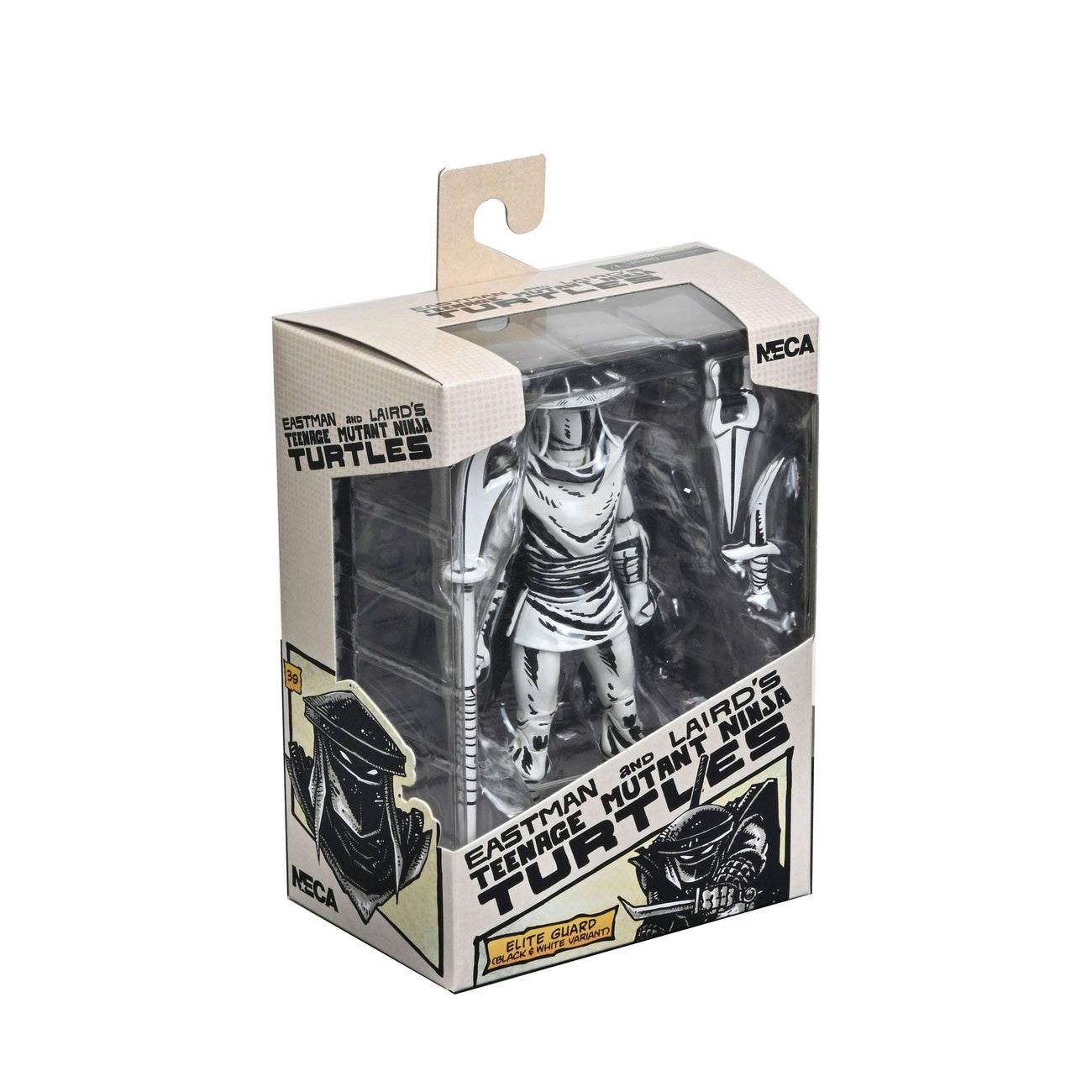 Image produit Teenage Mutant Ninja Turtles Figurine articulée Elite Foot Ninja Guard Noir & Blanc 18 cm