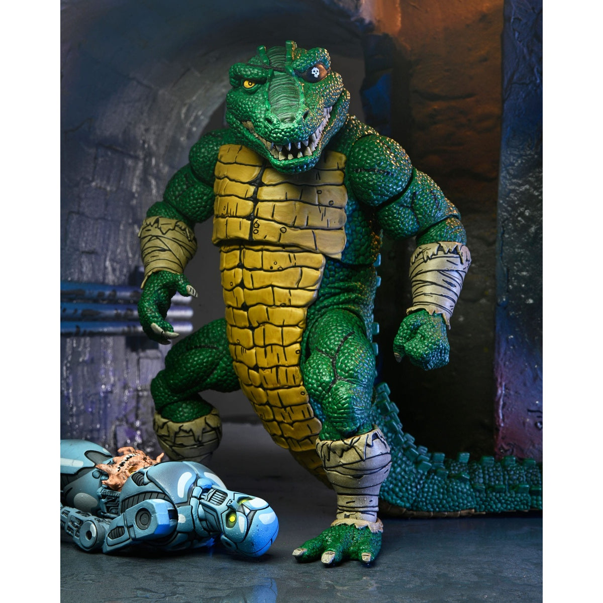 Image produit Teenage Mutant Ninja Turtles (Mirage Comics) figurine articulée Leatherhead 21 cm