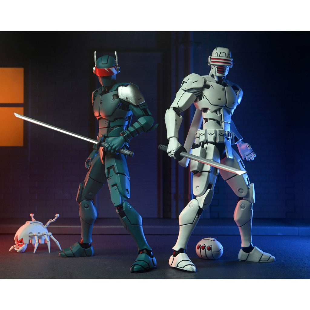 Image produit Teenage Mutant Ninja Turtles (The Last Ronin) Pack de 2 figurines d’action Synja Robots 18 cm