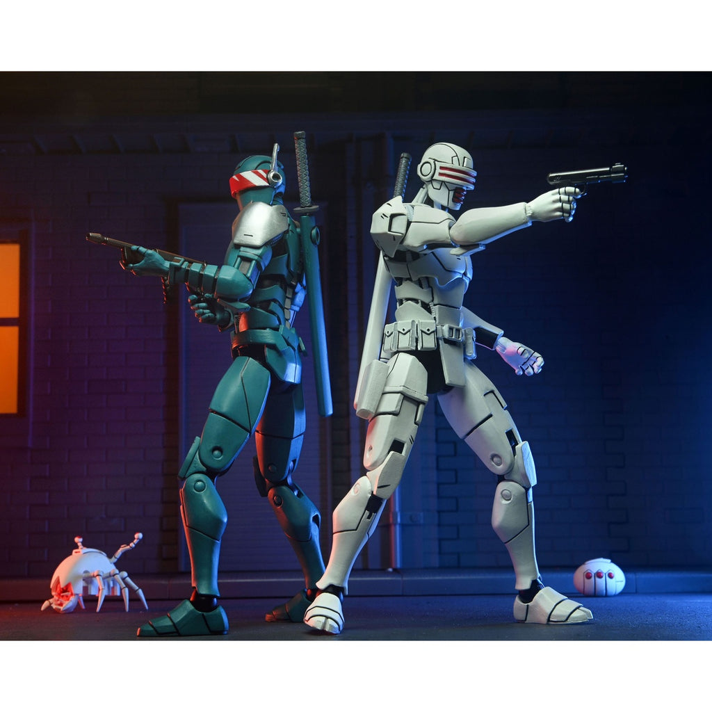 Image produit Teenage Mutant Ninja Turtles (The Last Ronin) Pack de 2 figurines d’action Synja Robots 18 cm