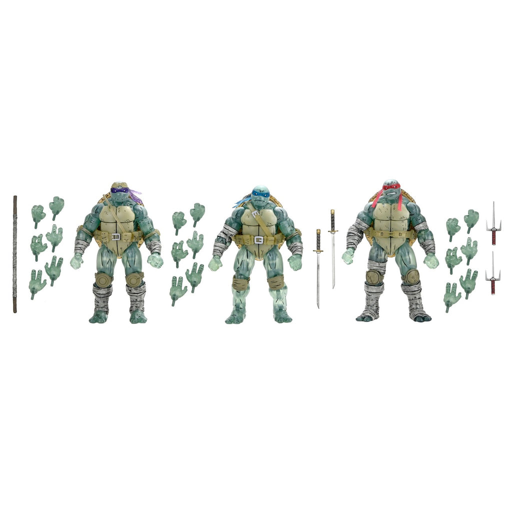 Image produit Teenage Mutant Ninja Turtles (The Last Ronin) Figurines d’action Pack de 3 Ghost Brothers 18 cm