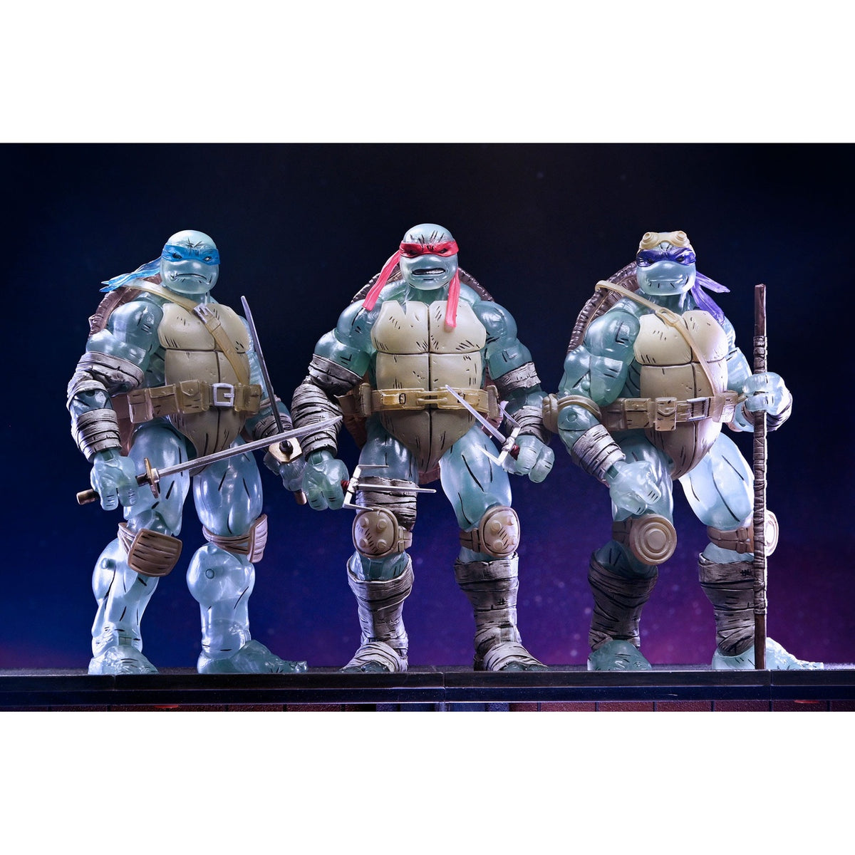 Image produit Teenage Mutant Ninja Turtles (The Last Ronin) Figurines d’action Pack de 3 Ghost Brothers 18 cm